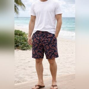 Floral Navy Men's Shorts